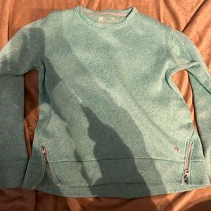 teal sweatshirt